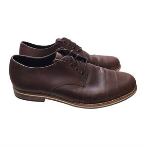 Helm The Bradley Brown Cap Toe Oxford Lace Up Shoes 11